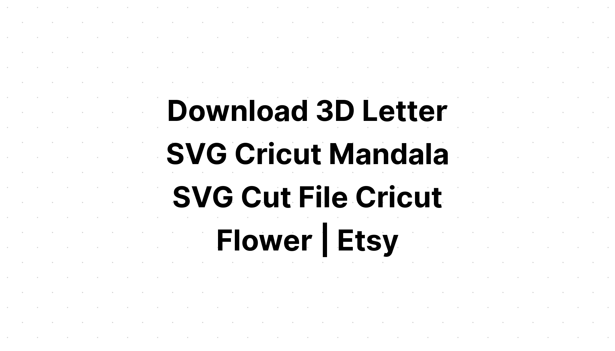 Download 3D Mandala Svg Cricut - SVG Layered